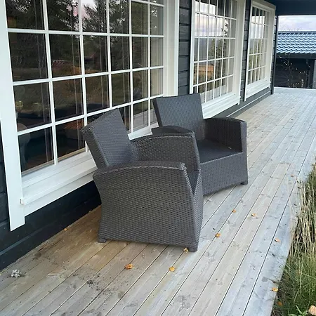 펜션 Large Familycabin In Fagerasen 트리실